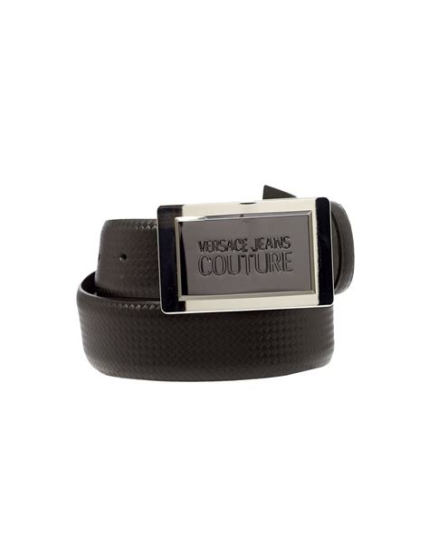 Versace Jeans Leather Belts for Men Spring